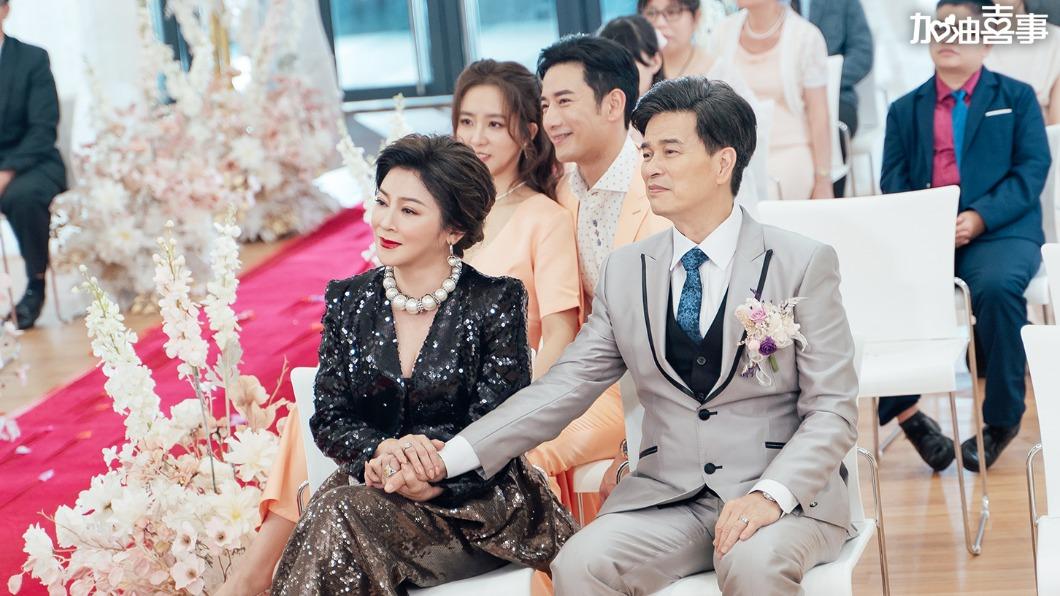 王彩樺這次開心嫁女兒,跟首集被逼的心情不同。(圖/TVBS)