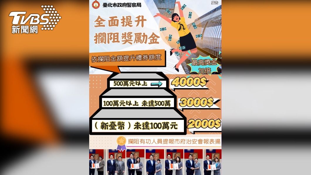 市長蔣萬安宣布提高檢舉車手獎金。(圖/TVBS)