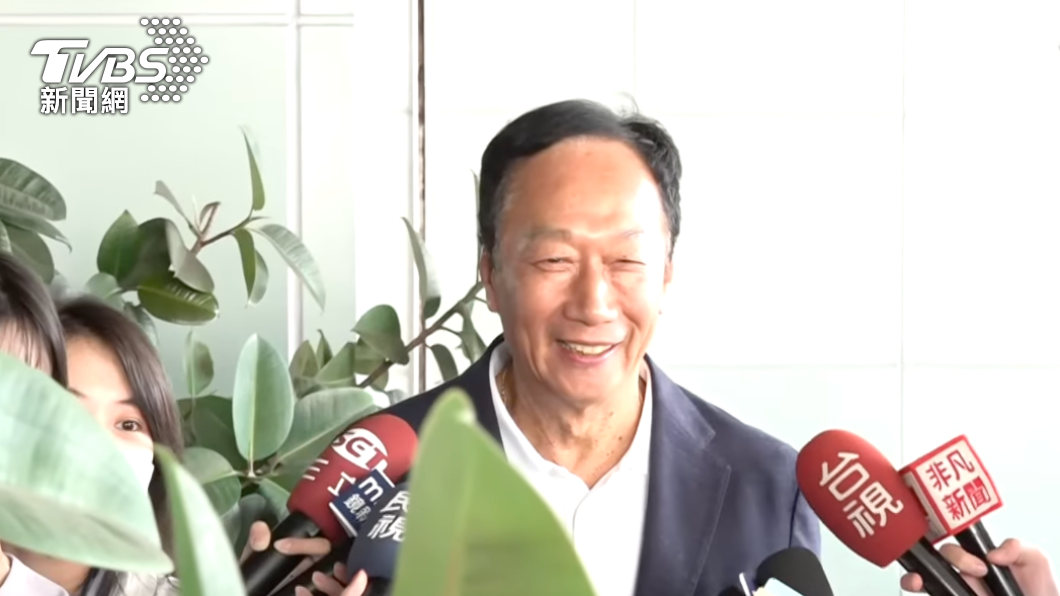 鴻海集團創辦人郭台銘。(圖/TVBS)