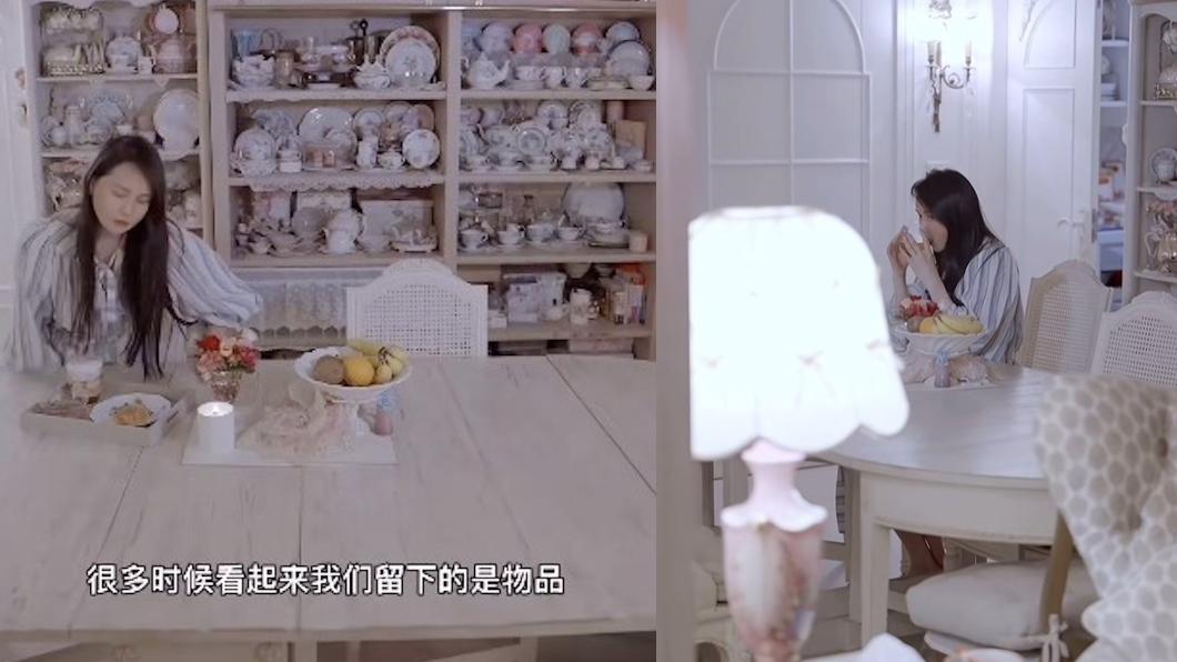 伊能靜表示房子以英式古典風為裝潢。(圖/伊能靜 抖音)