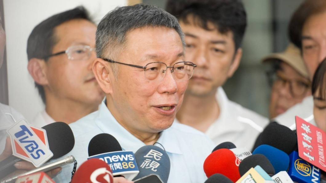 柯文哲反擊王定宇「沒品」。（圖／台灣民眾黨提供）