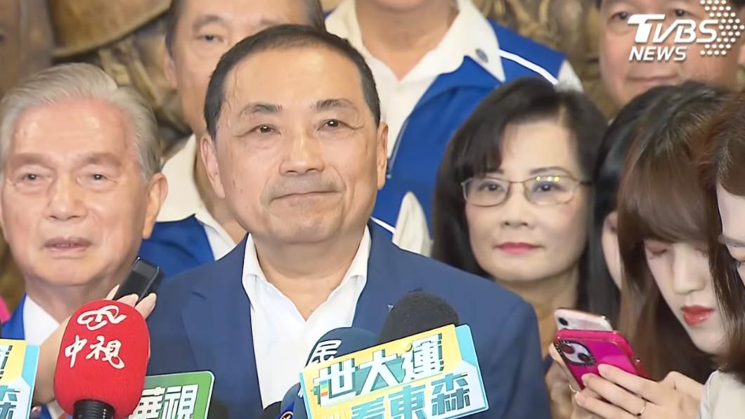 國民黨總統參選人侯友宜。(圖/TVBS)