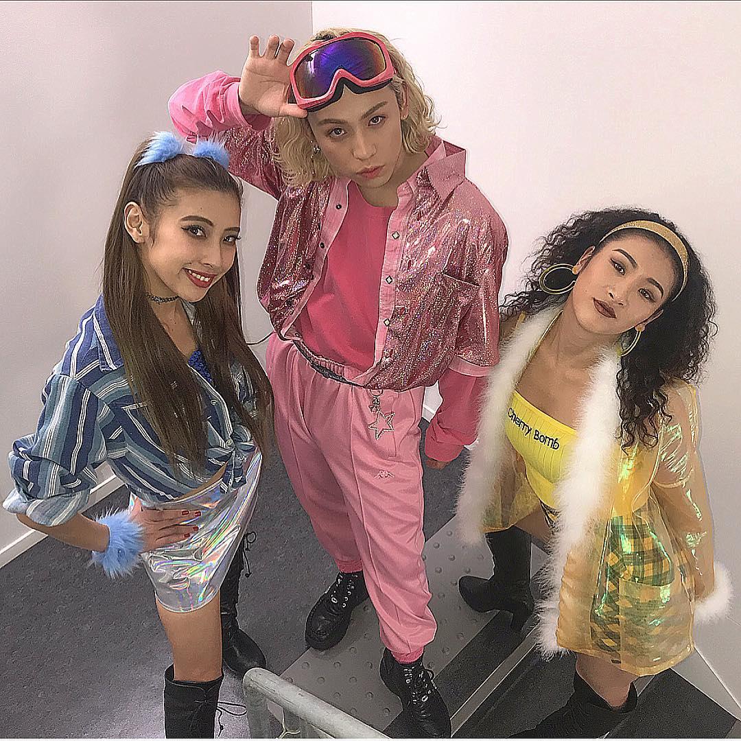 ryuchell(中)在節目上都給人活潑、花俏的形象。(圖/翻攝自ryuchell IG)