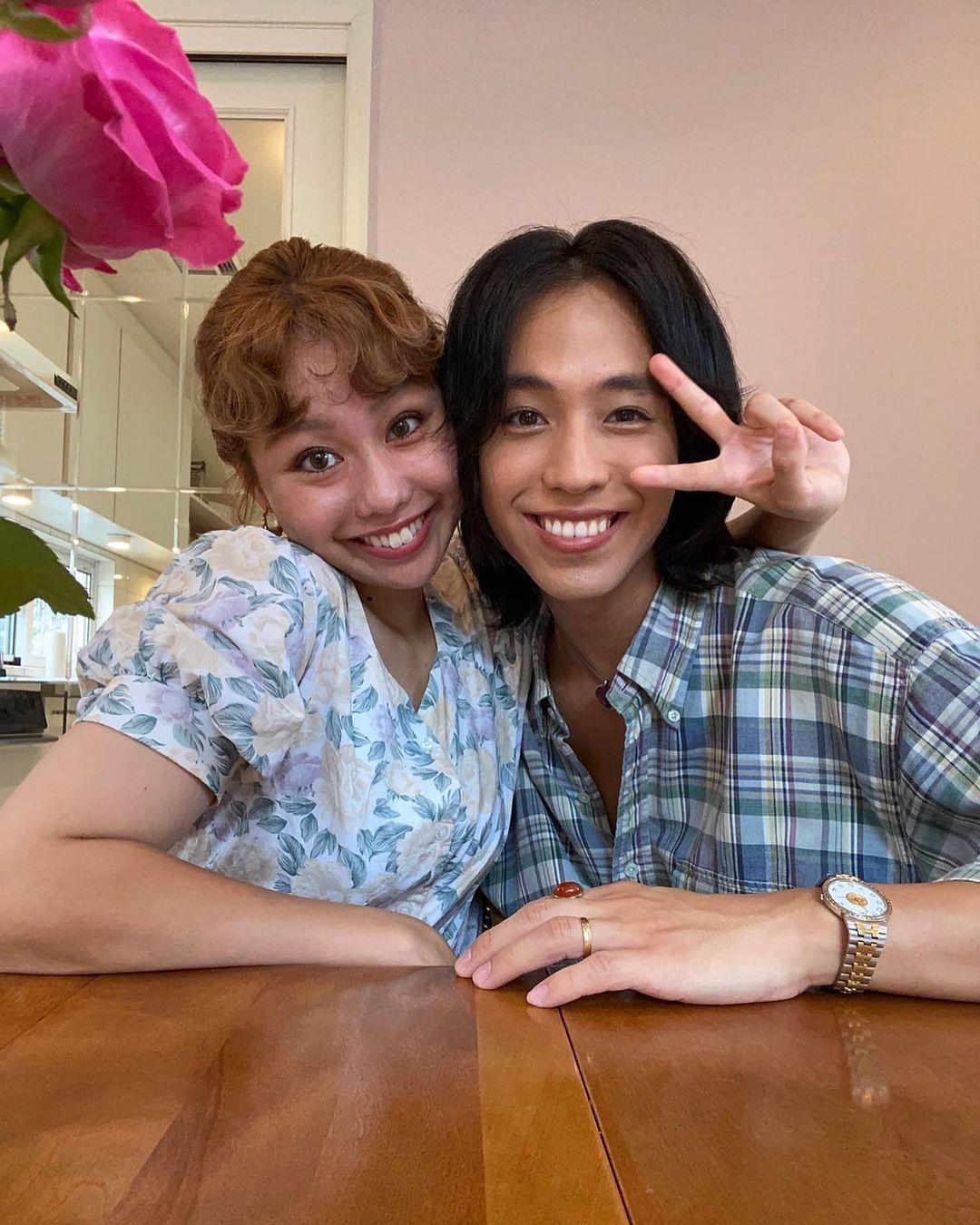 ryuchell去年與前妻peco(左)離婚。(圖/翻攝自ryuchell IG)