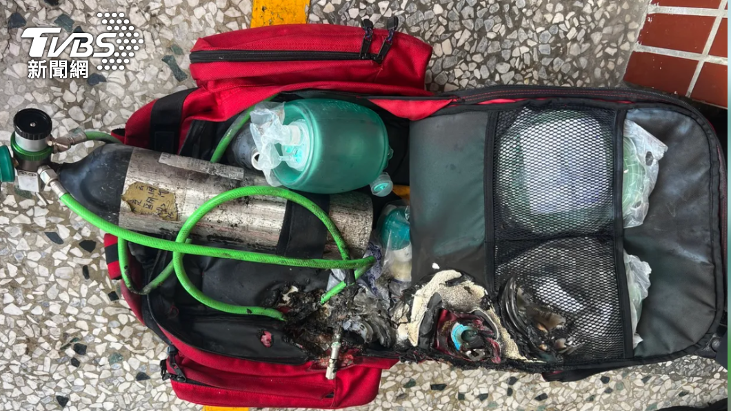 快訊/救護車上氧氣瓶突氣爆!台南消防隊員遭炸傷送醫