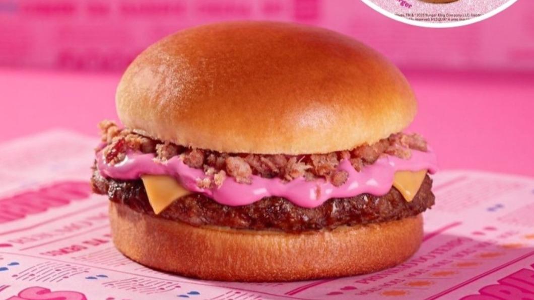 粉紅漢堡敢吃嗎?巴西漢堡王推「芭比套餐」 醬料超吸睛