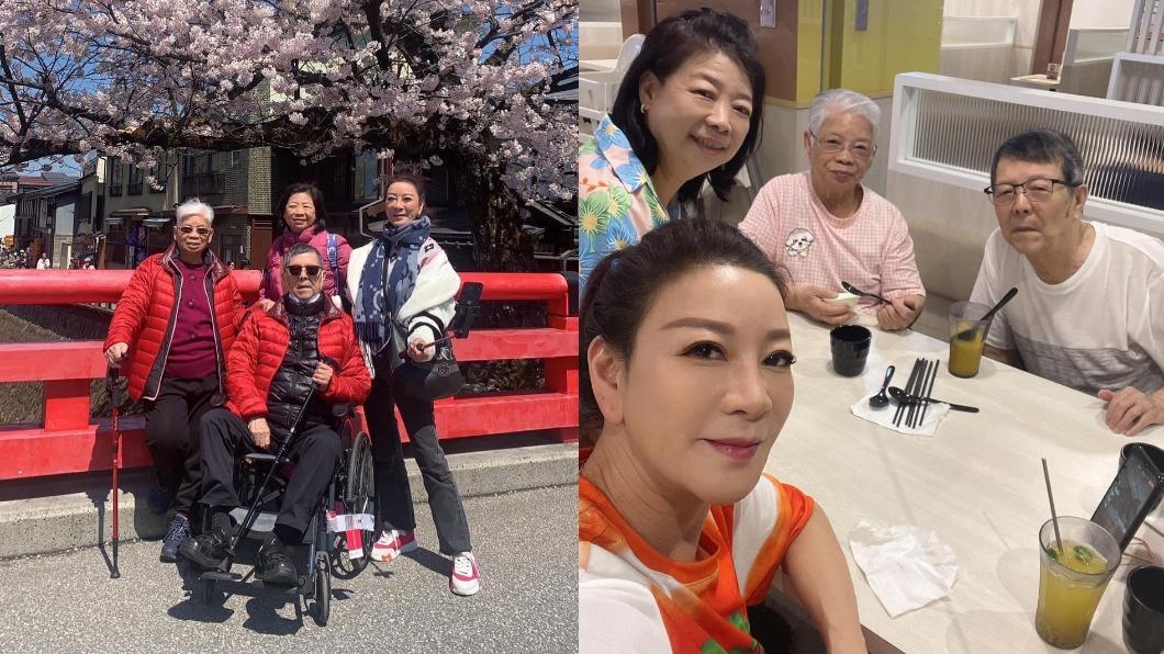 孝順的楊繡惠經常帶著家裡長輩出門玩。（圖／翻攝自楊繡惠臉書）