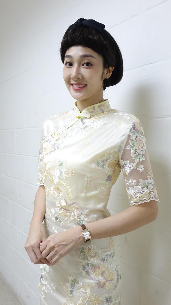 邱子芯演出舞台劇《仁愛路六號》。（圖／全民大劇團提供）
