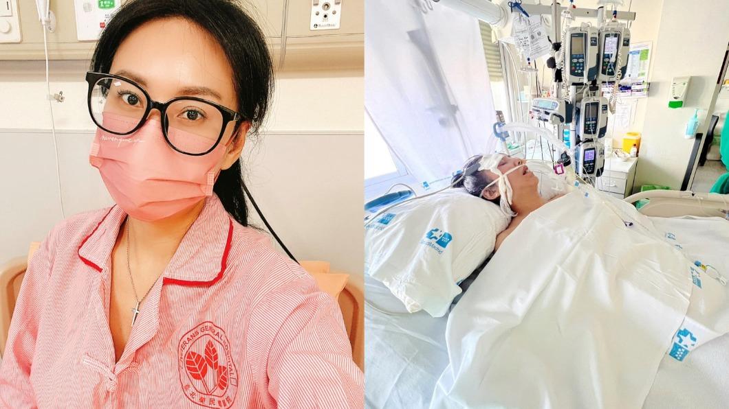 洪曉蕾曝「躺病床插管照」發聲！　返台憔悴報平安：我很抱歉