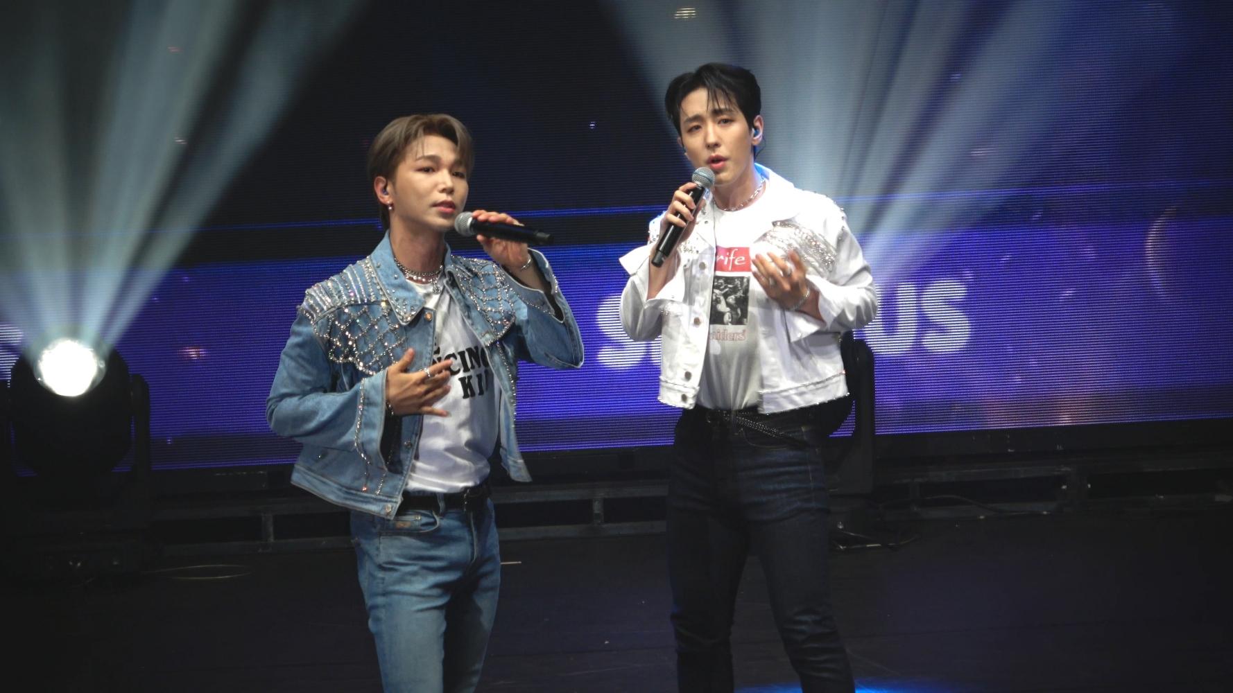 SEVENUS的成員有Ireah、Heejae(左起)。(圖/華藝娛樂提供)