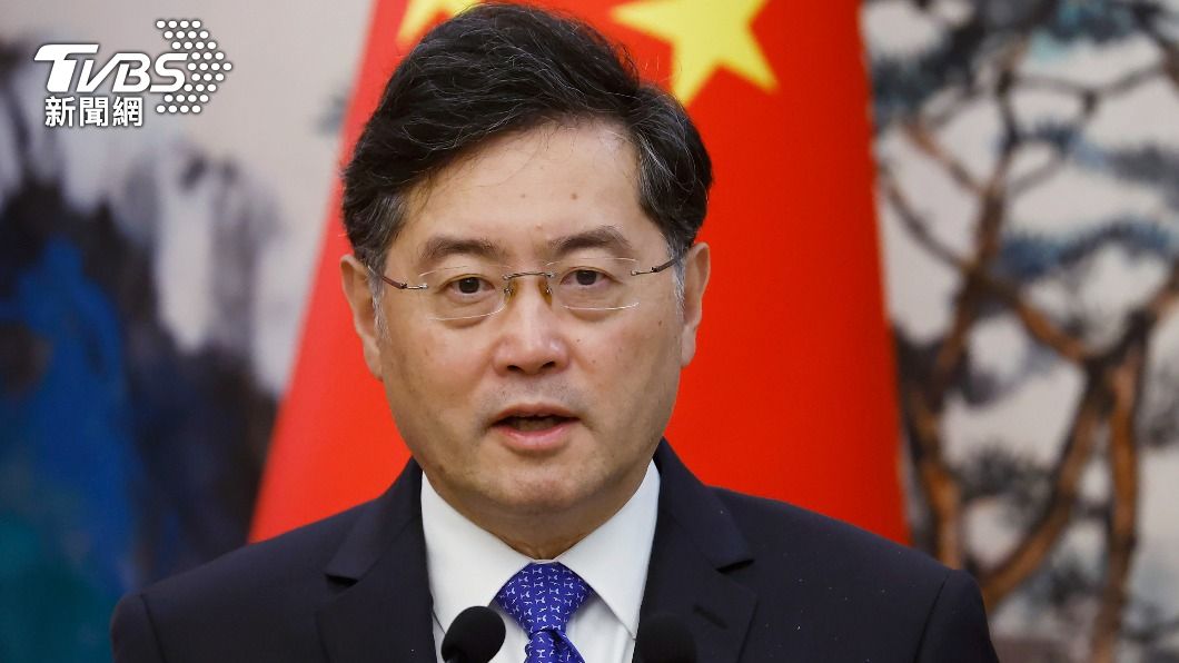 秦剛就職不到一年就被免職。(圖/達志影像美聯社)