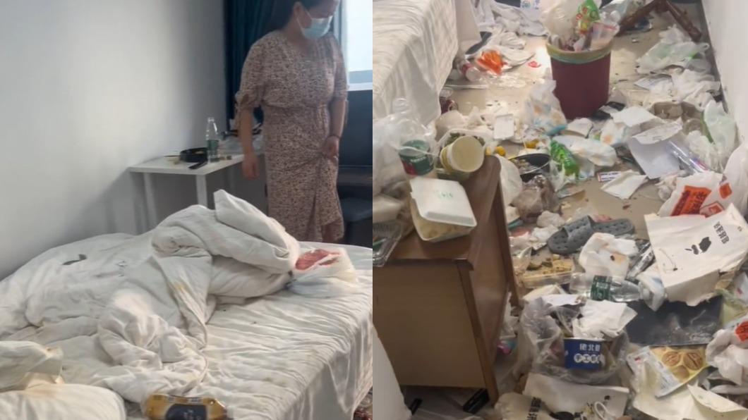 噁!陸客入住3天「房間炸成垃圾山」家具全毀 業者掃到崩潰
