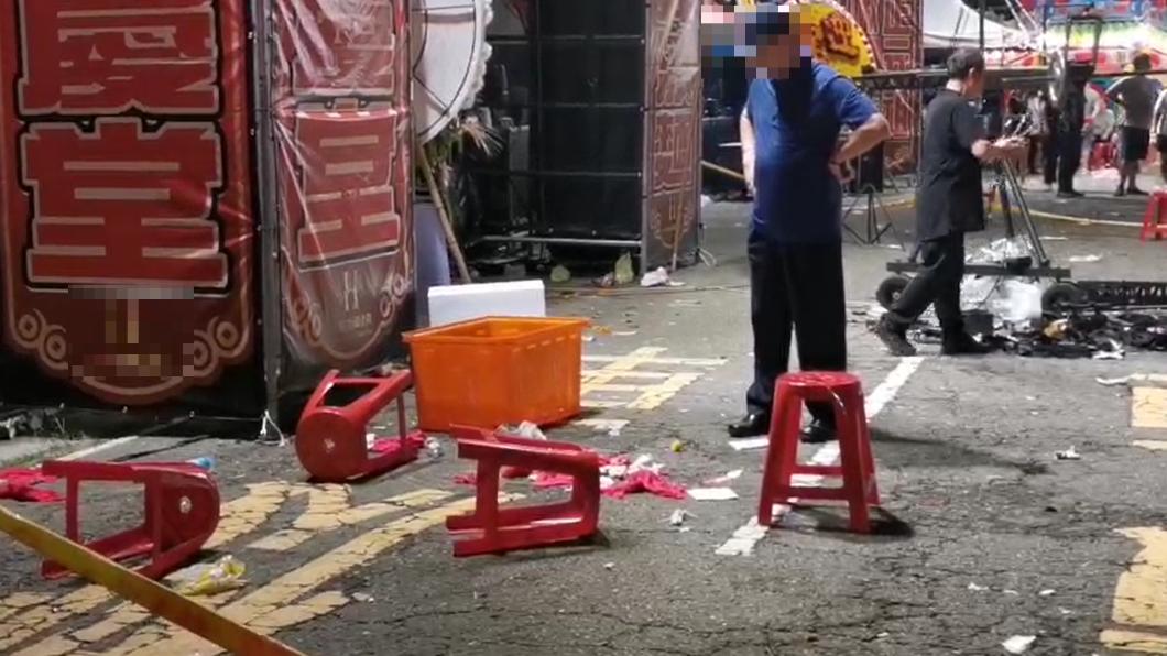 現場一片凌亂。(圖/翻攝自網路)