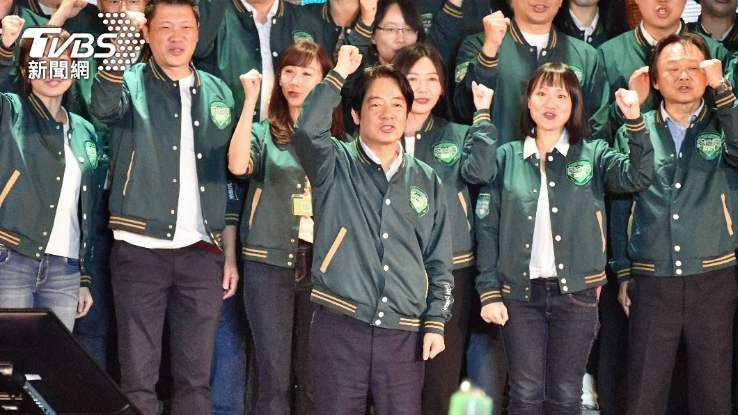賴清德於全代會中發表談話。（圖／胡瑞麒攝）