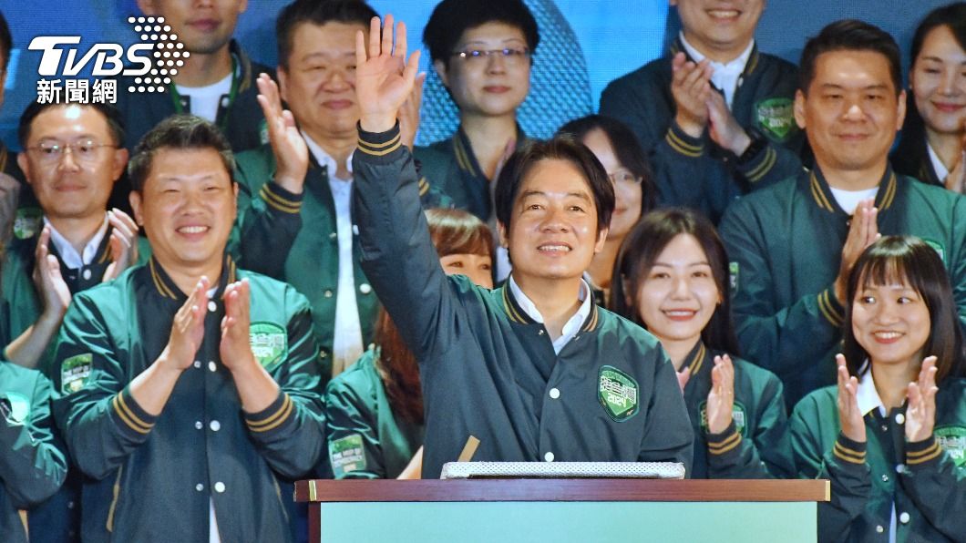賴清德在全代會中發表談話。（圖／胡瑞麒攝）
