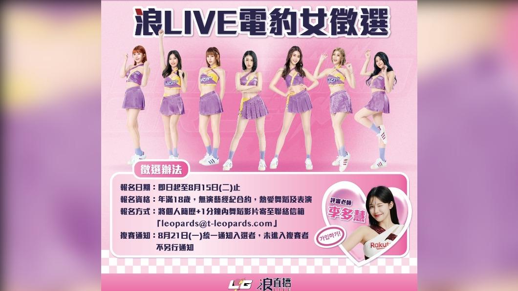 台啤雲豹啦啦隊公開徵選，找李多慧當評審。（圖／樂天桃猿提供）