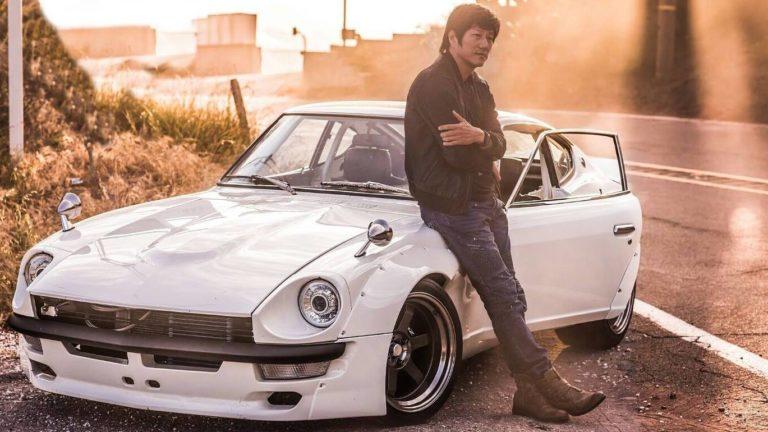 姜成鎬收藏一輛1973年的240Z,並命名為「Fugu Z」。(圖/翻攝自姜成鎬FB)