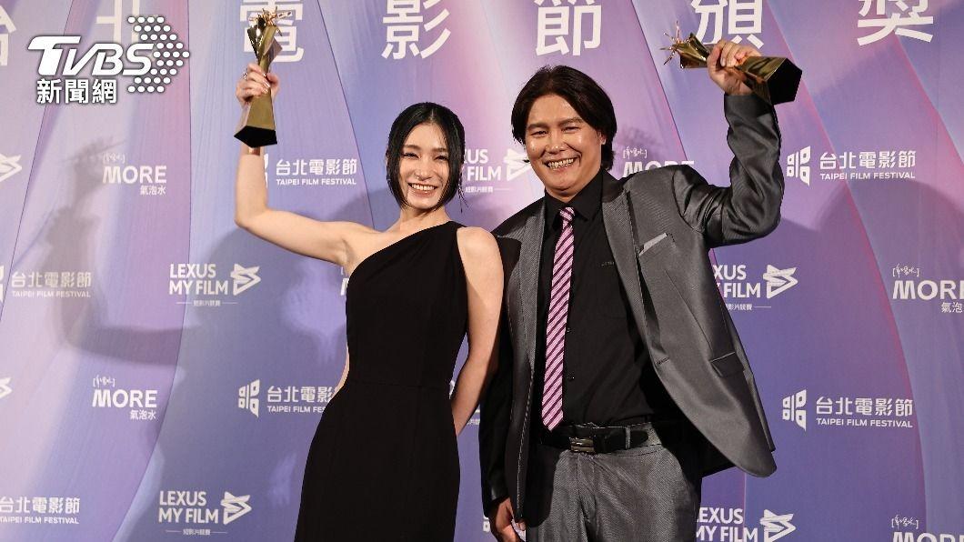 葉曉霏、洪金輝同時獲得本屆最佳新演員獎。(圖/張哲鳴攝)
