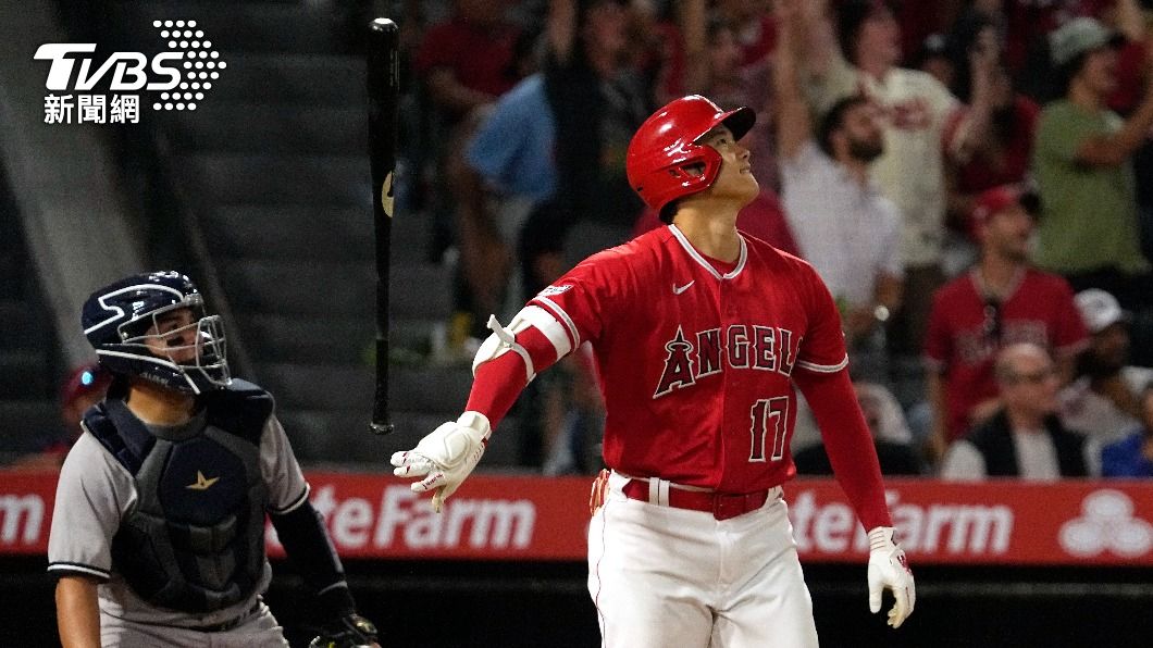 MLB/大谷霸氣甩棒!本季第35轟出爐 天使擊敗洋基