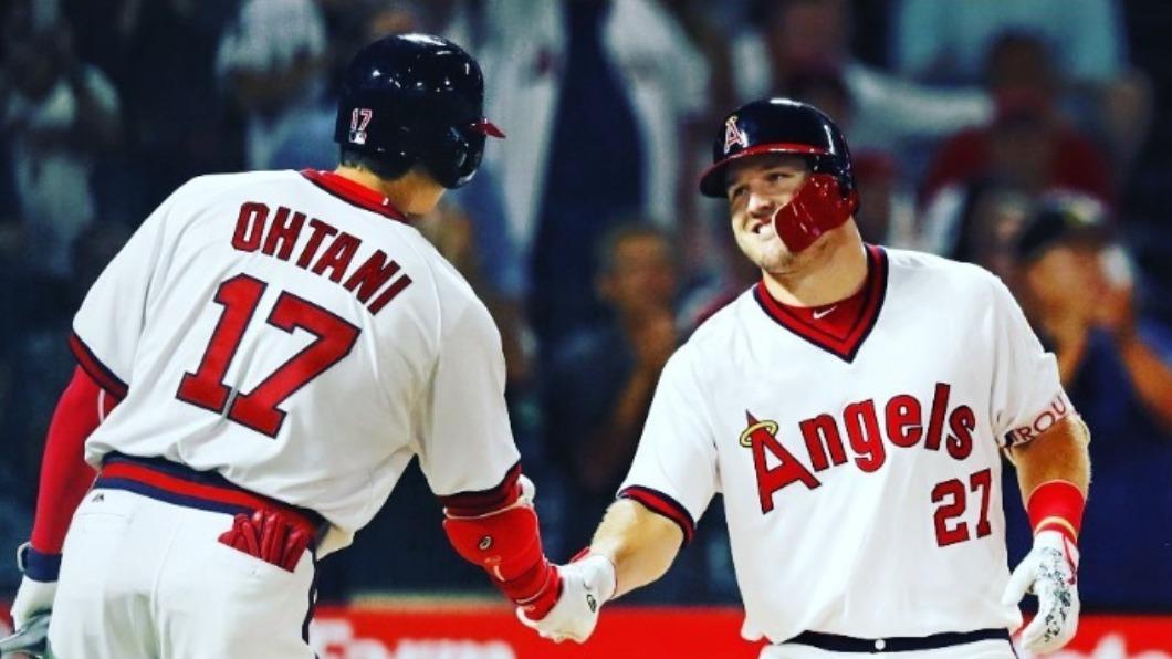 天使另一名當家球星Mike Trout受傷休養中。(圖/翻攝自Mike Trout IG)