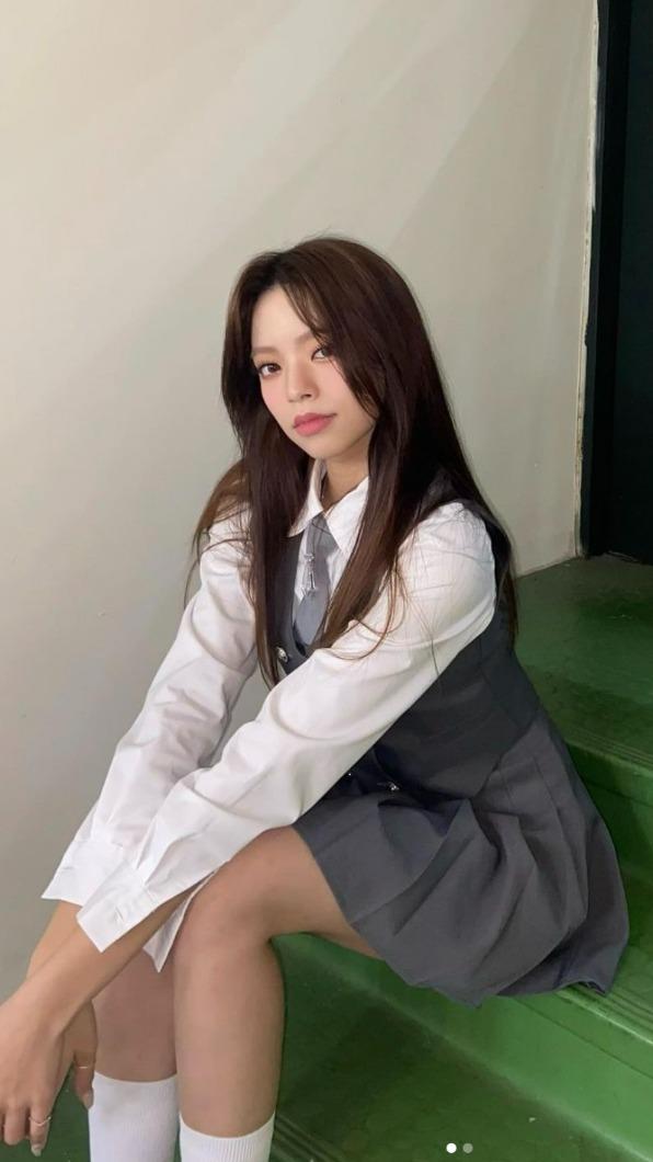 《未來少女》選手粼粼。(圖/翻攝自粼粼IG)