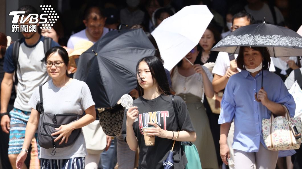 好熱! 日本過去一週11765人中暑送醫.去年同期1.8倍