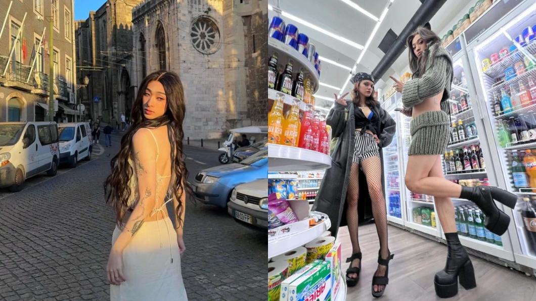 庾恩利不時會曬出女裝穿搭照。(圖/翻攝自IG sprinkle_my_tinkle)