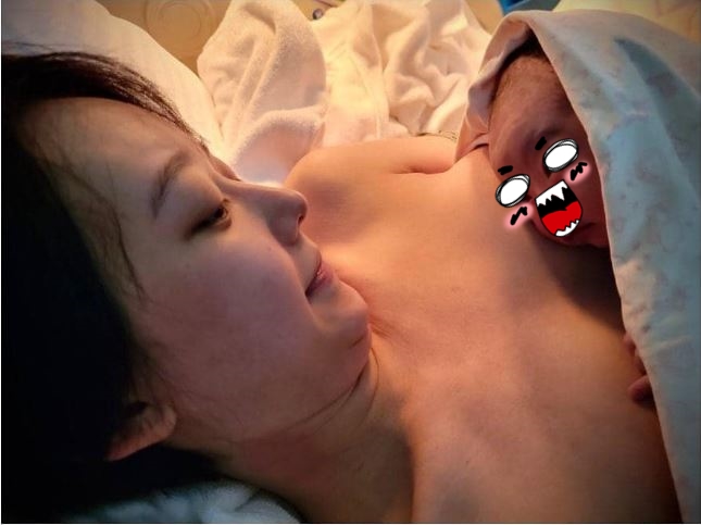嚴正嵐超過30歲後,就萌生想生子的想法。(圖經處理/翻攝自瞿友寧臉書)
