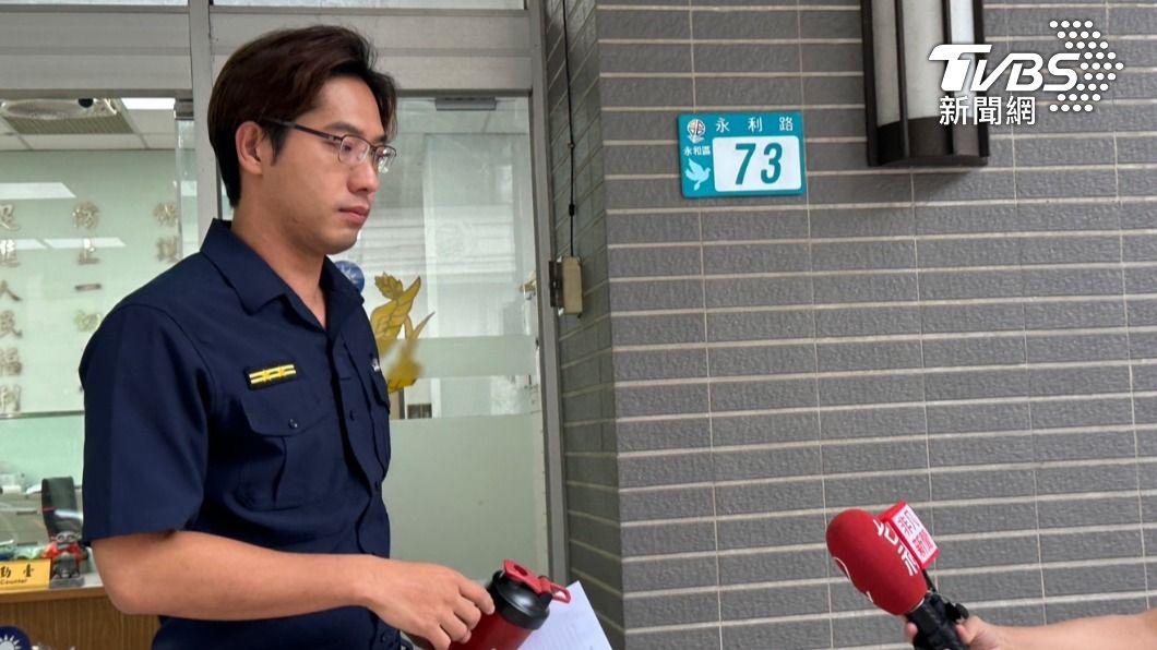 秀朗派出所長陳冠儒表示,此為同仁私事,不予評論。(圖/林意筑攝)