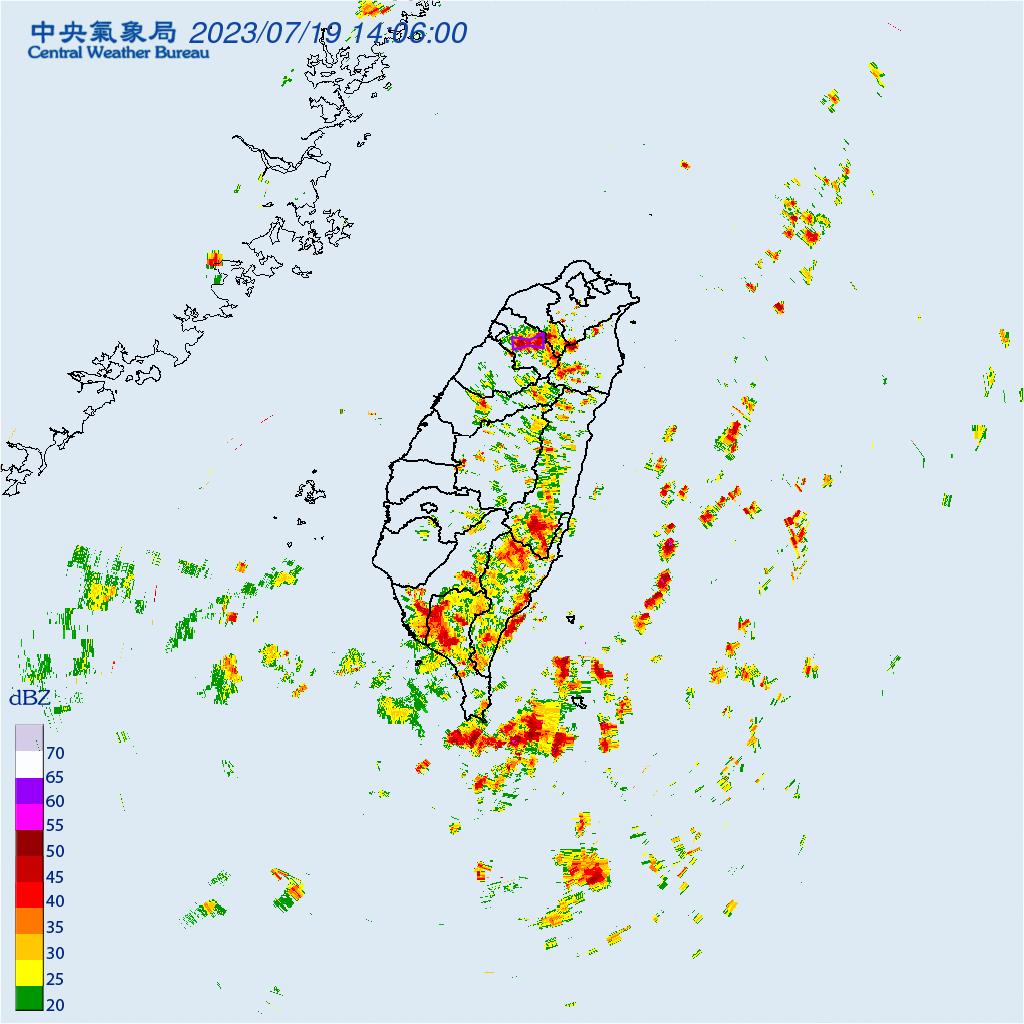 快訊/雨彈升級!大雷雨狂轟新竹 1山區國家警報響了