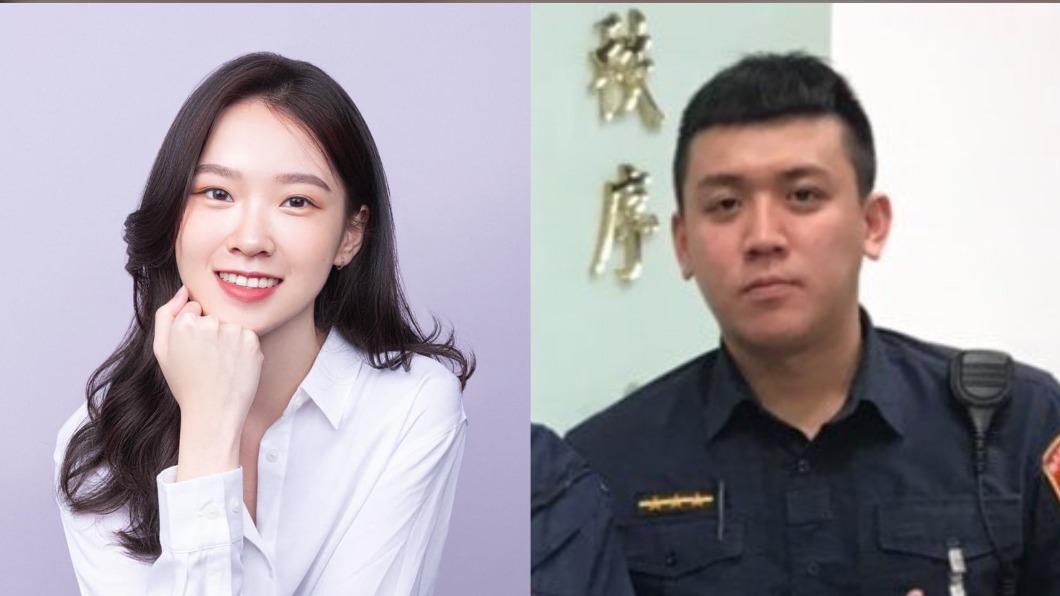 陳紫發聲明公開認愛凃姓員警。（圖／翻攝自陳紫渝、永和警好讚臉書） 