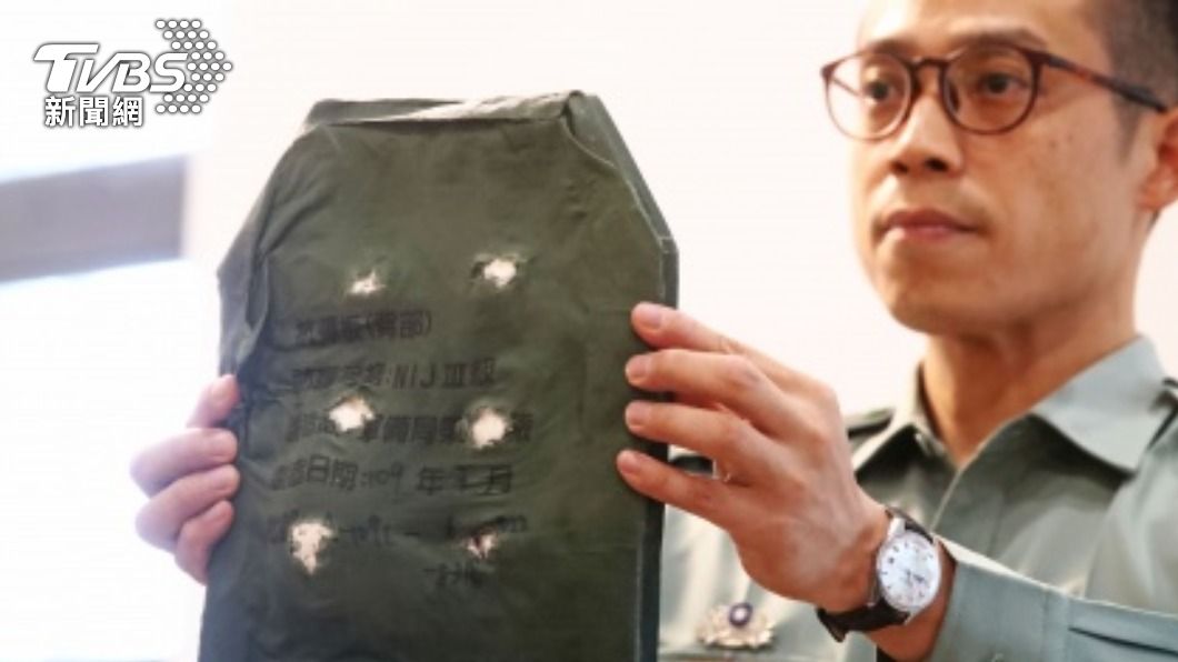 軍備局實彈測試三級抗彈板　均未穿透確保官兵安全