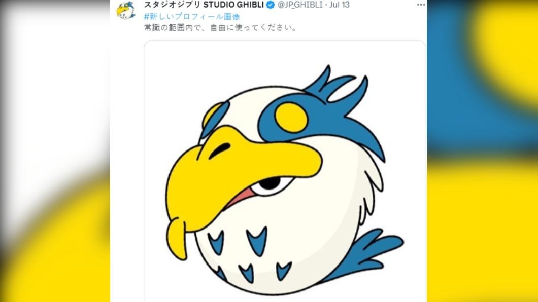 海報中的白鳥相當吸睛,由宮崎駿親手繪製,也讓人感受到白鳥眼神的氣勢。(圖/翻攝自推特斯塔吉オジブ裡 STUDIO GHIBLI)
