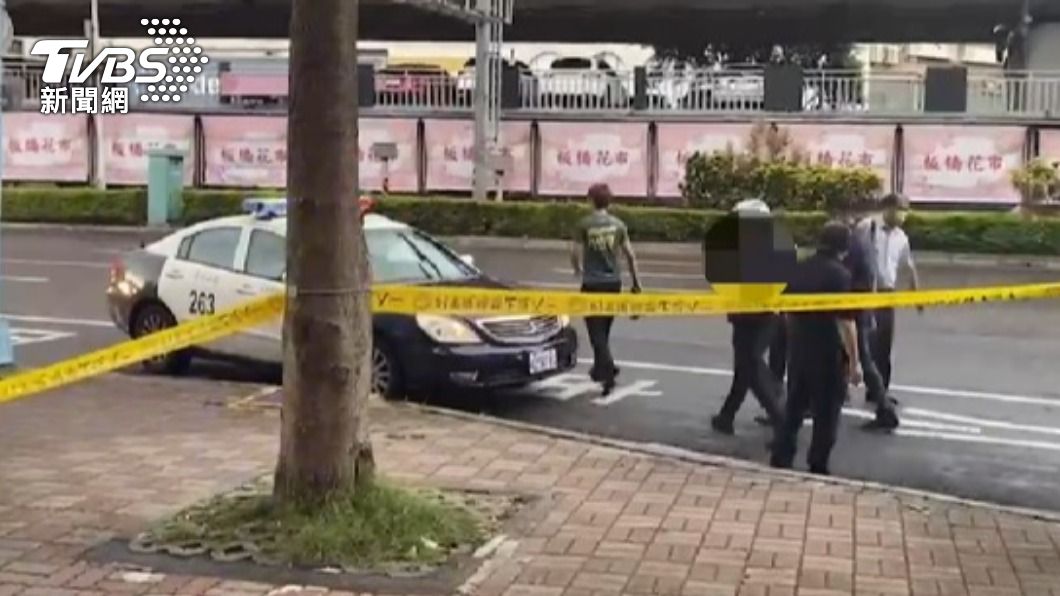 工人已被警方帶回派出所調查。(圖/TVBS)