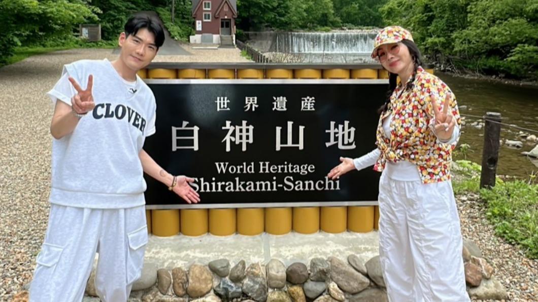 2人開心吃美食、看風景,滿足出遊的願望。(圖/民視提供)