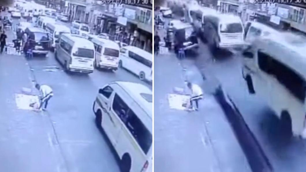 有片/整排車被「炸飛空中」!南非疑瓦斯管線爆炸1死48傷