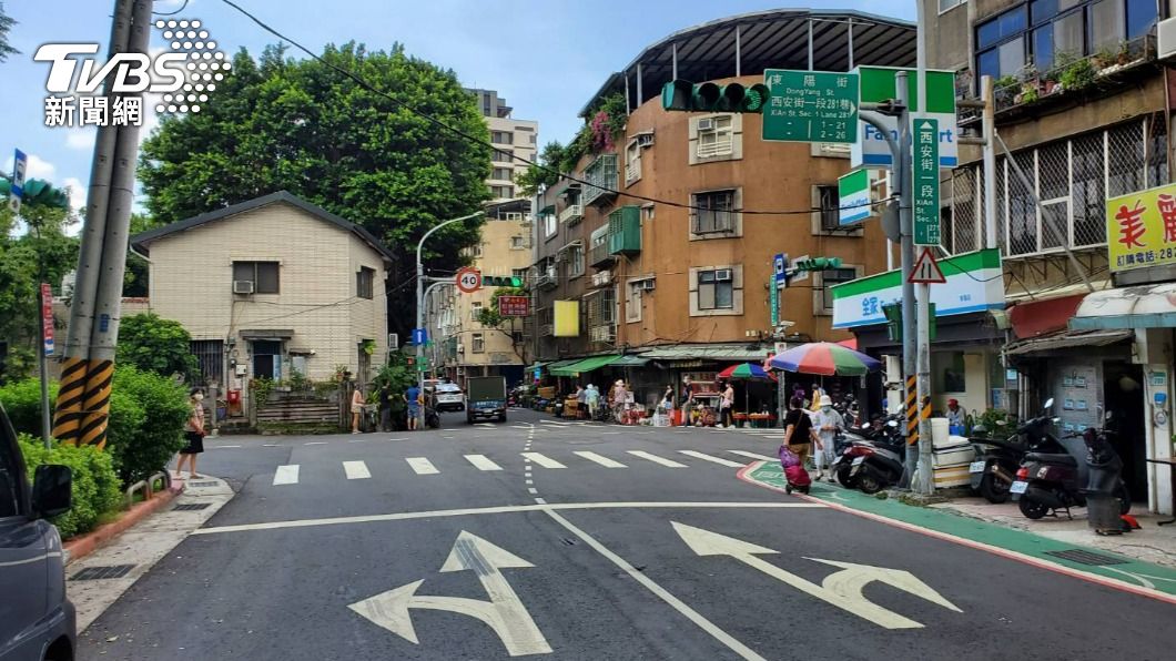 事故路口。(圖/TVBS)