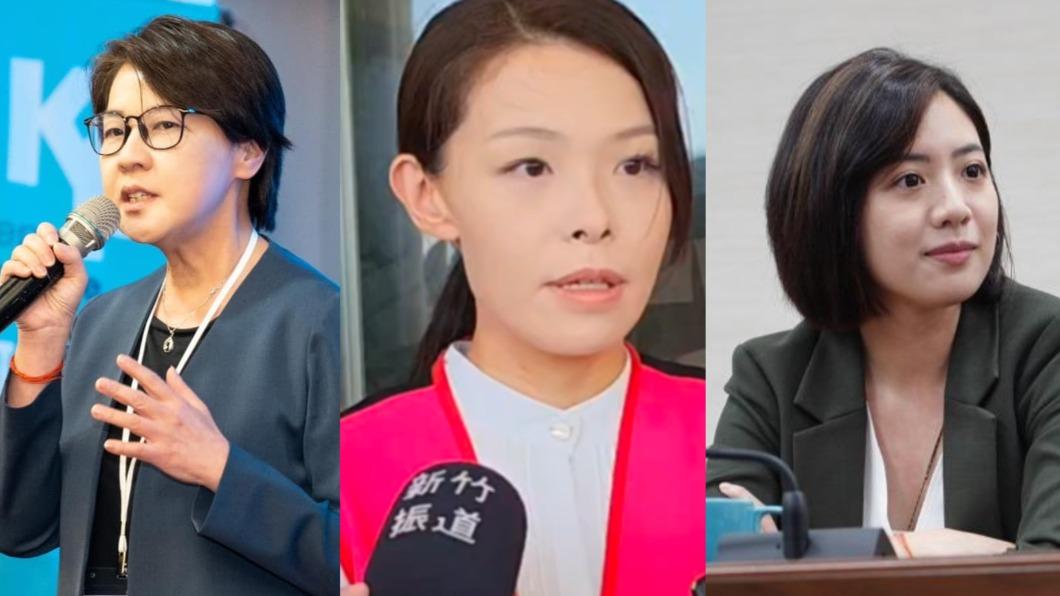 柯競選總部總幹事黃珊珊、新竹市長高虹安、台北市議員黃瀞瑩。(圖/翻攝自黃珊珊臉書、TVBS資料畫面、翻攝黃瀞瑩臉書)