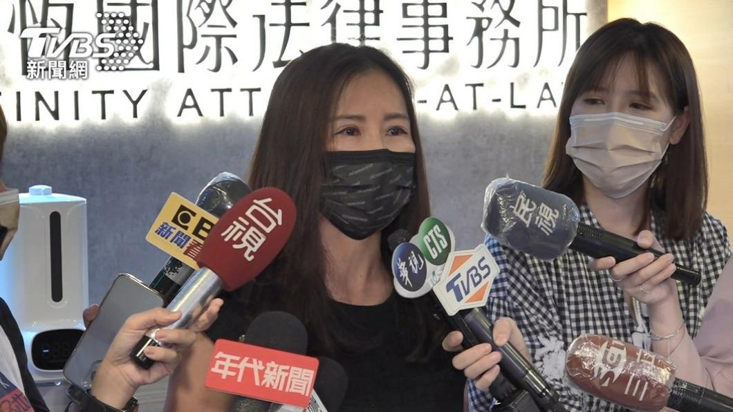 陳孟秀律師為太魯閣案被害者家屬的委任律師。(圖/TVBS)