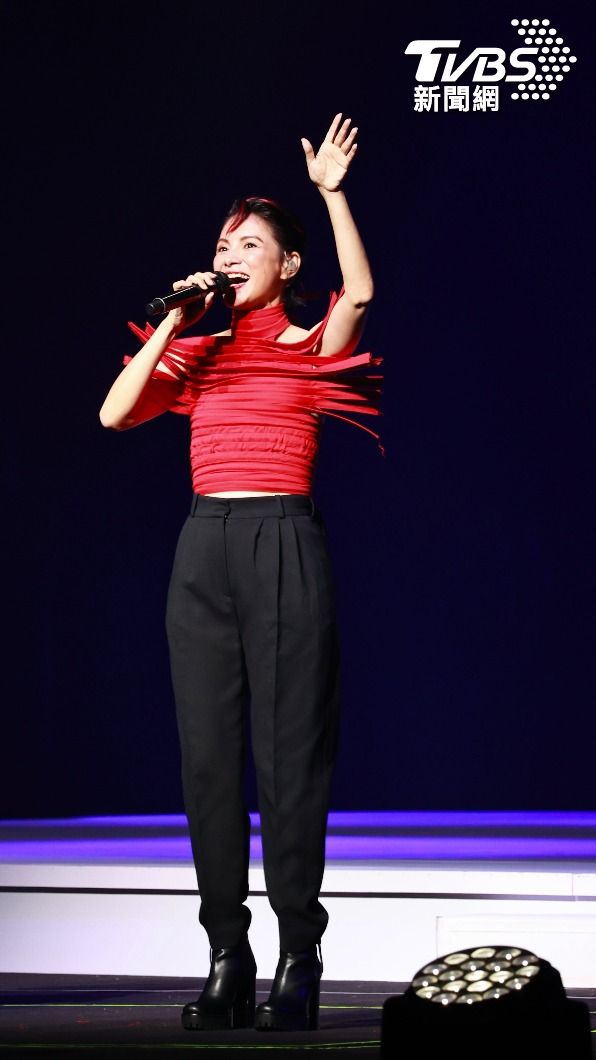 李心潔感謝過去遇到的人。(圖/黃城碩攝)