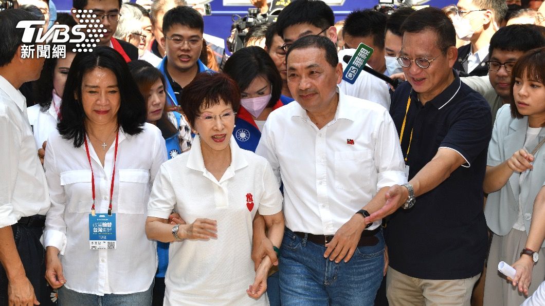 選前力挺侯友宜 洪秀柱喊話藍軍:千萬別「投白」浪費選票