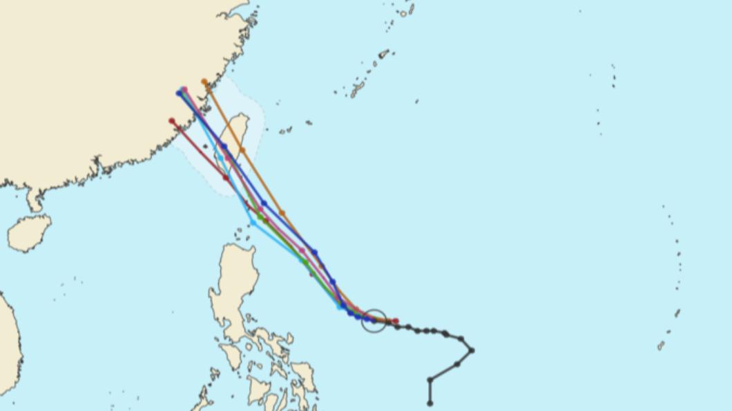 杜蘇芮各國路徑曝!週二恐發海陸警 週三、週四有機會颱風假