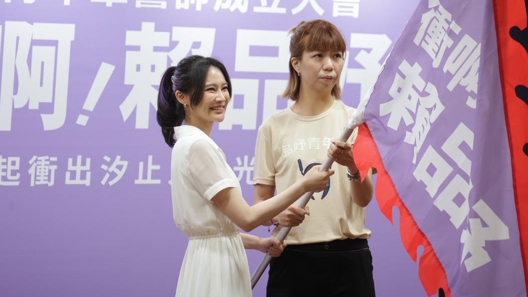 賴品妤今日受訪指出,朱立倫恐因侯友宜民調墊底而著急。(圖/賴品妤辦公室提供)