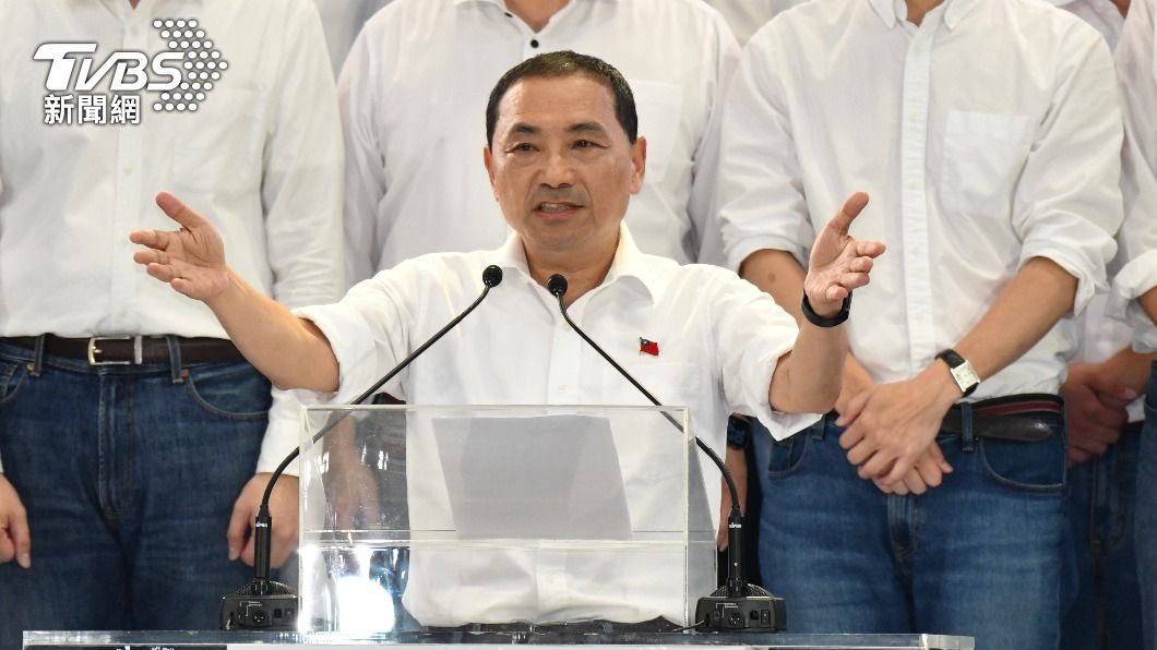 國民黨總統參選人侯友宜。（圖／胡瑞麒攝）