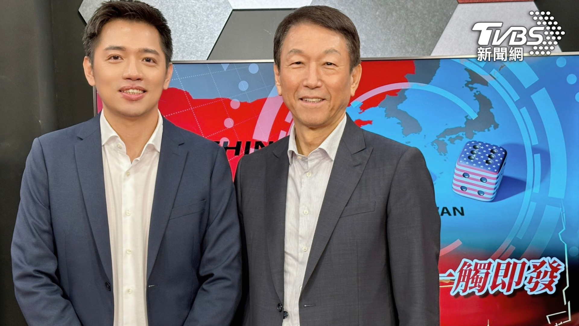 中國積極建武,前參謀總長李喜明於節目中指出台灣迎戰不對稱戰爭的關鍵因素(圖TVBS提供)