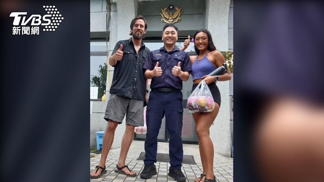 美籍網紅環島領教人情味!大讚台灣警察好暖 點擊破18萬