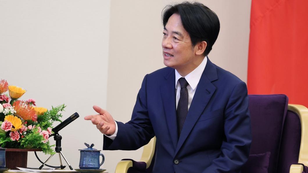 賴清德接見法國參議院訪團。(圖/總統府提供)