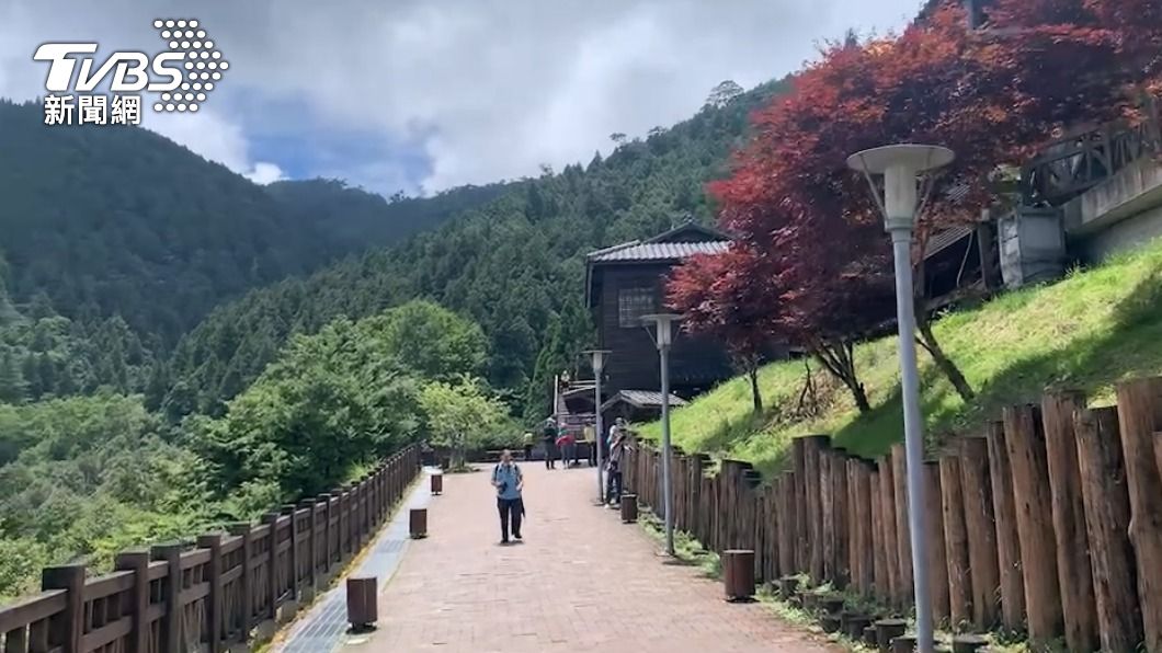 太平山國家森林遊樂區安全考量封園。(圖/TVBS)