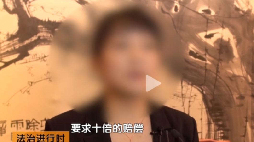 受害餐廳接受陸媒採訪。（圖／翻攝自大眾網）