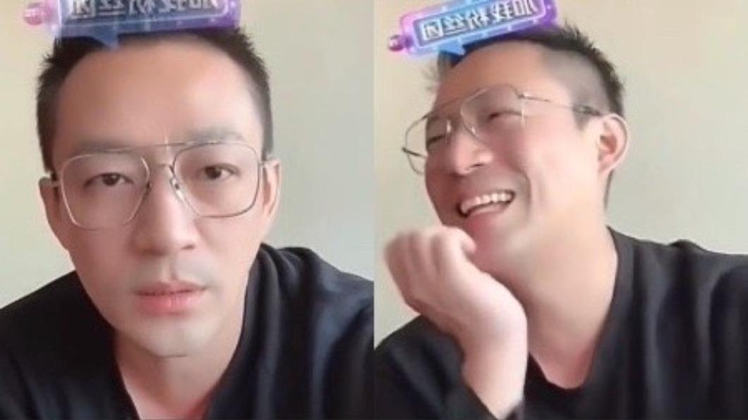 汪小菲先前在直播中嗨笑。（圖／翻攝自汪小菲微博）